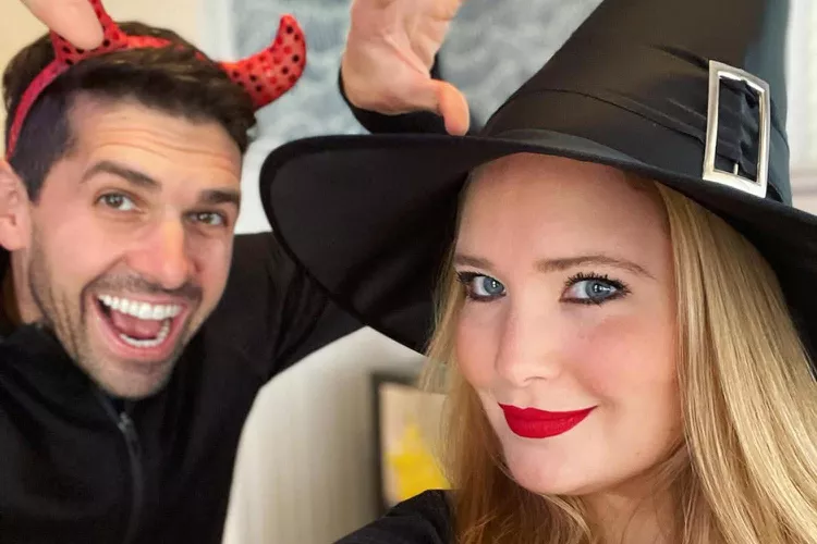 Josh Wasserman and his wife, author Sarah J. Maas.