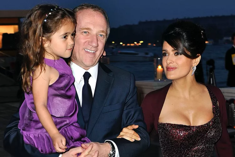 François-Henri Pinault and Salma Hayek with daughter Valentina.