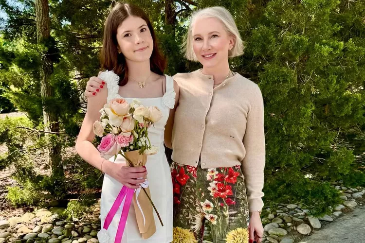 Clea Shearer's daughter graduates from middle school.