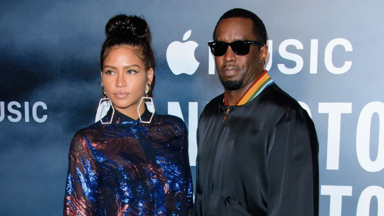 Cassie with Sean "Diddy" Combs in 2017.