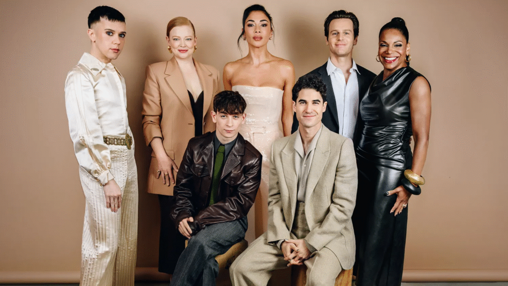 Cole Escola, Sarah Snook, Louis McCartney, Nicole Scherzinger, Darren Criss, Jonathan Groff and Audra McDonald