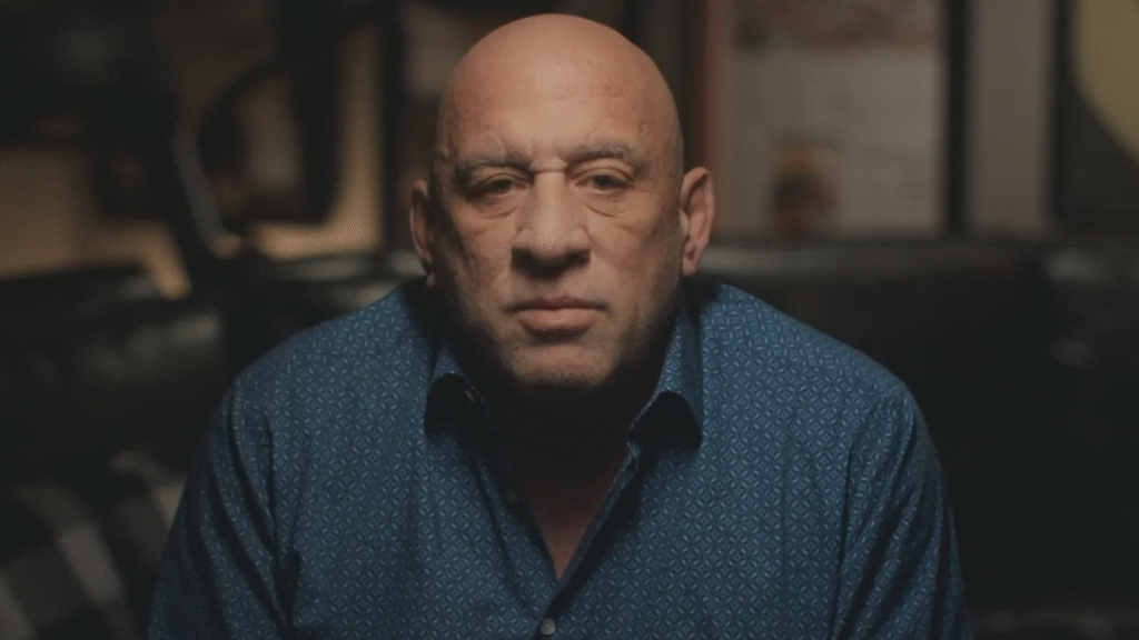 Mark Coleman in HBO’s ‘Surviving Ohio State’ documentary.