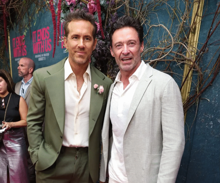 Ryan Reynolds and Hugh Jackman in August 2024.
