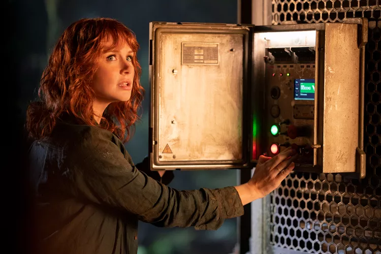 Bryce Dallas Howard in Jurassic World: Dominion.