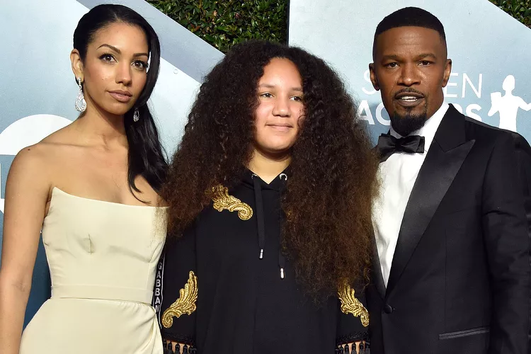 Corinne Foxx, Annalise Bishop and Jamie Foxx attend the 26th Annual Screen ActorsÂ Guild Awards at The Shrine Auditorium on January 19, 2020 in Los Angeles, California.