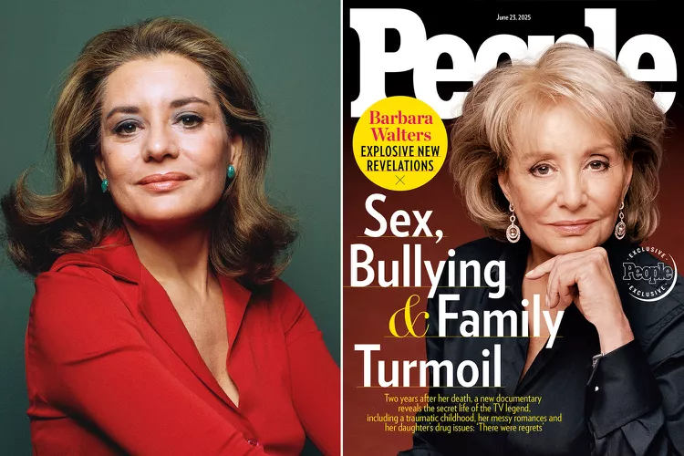 Left: Barbara Walters ca 1972; Right: The June 23, 2025