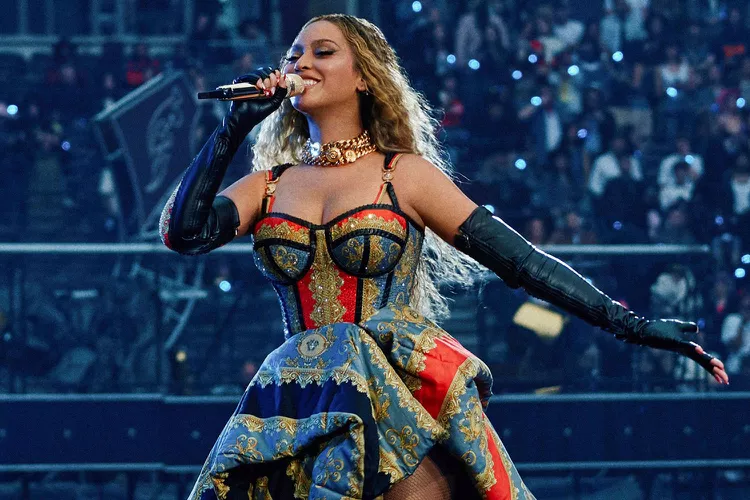 Beyoncé performing in London on June 7.