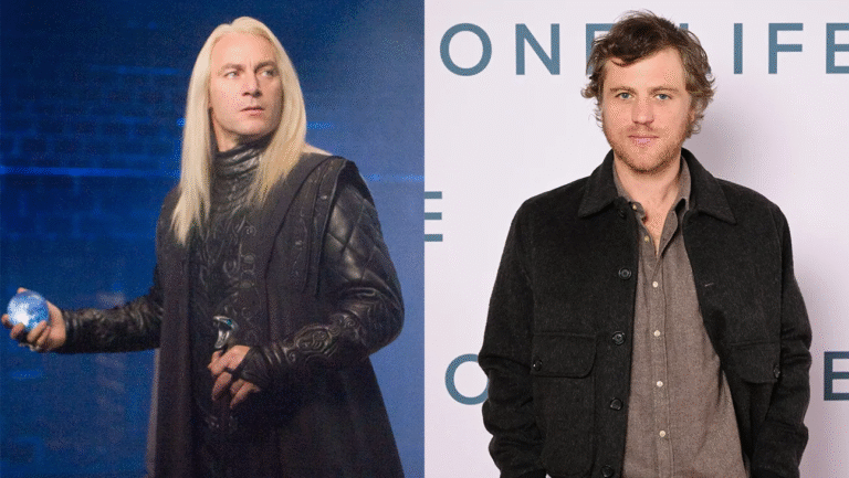 Jason Isaacs as Lucius Malfoy and Johnny Flynn