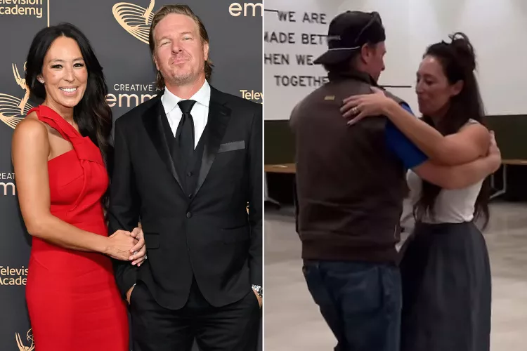 Chip and Joanna Gaines at the 2022 Creative Arts Emmy Awards; Chip and Joanna Gaines dancing.
