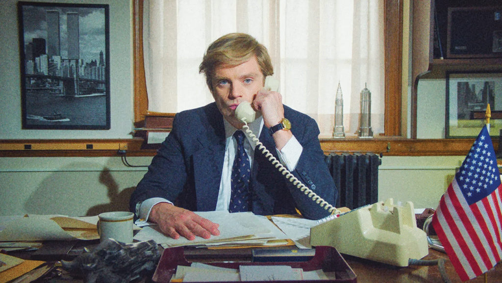 Sebastian Stan as Donald Trump in 'The Apprentice.'