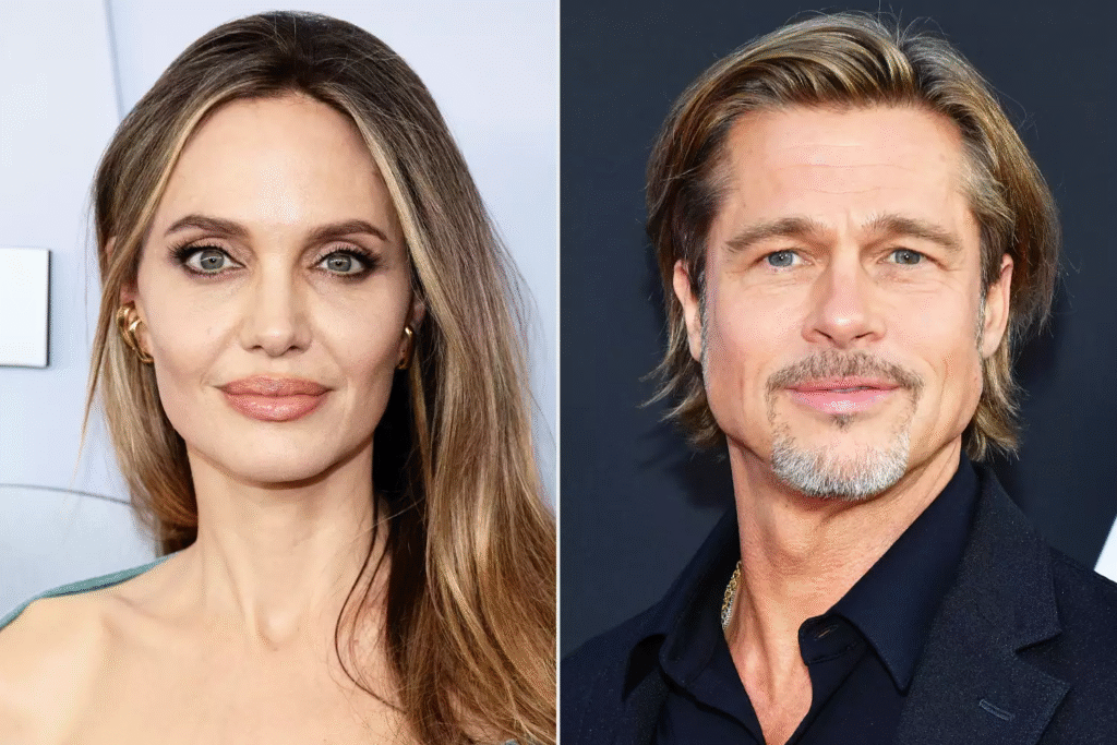 Angelina Jolie; Brad Pitt.